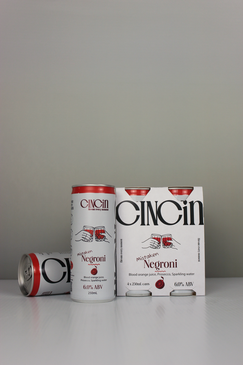 CINCiN Mistaken Negroni — Blood orange & Prosecco Spritz Cocktail